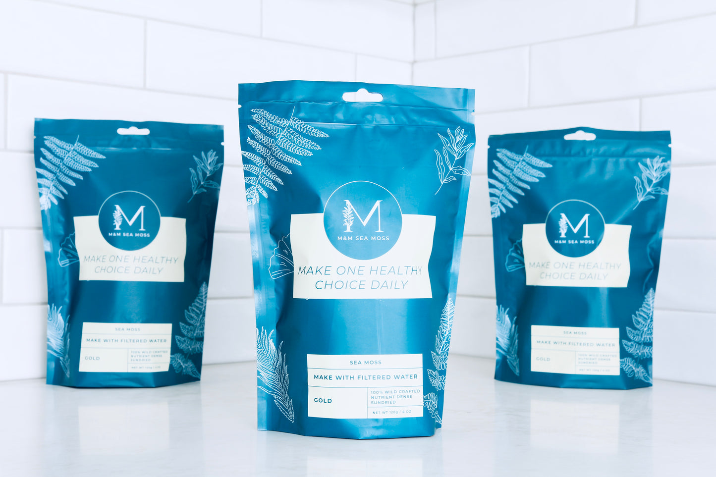 Gold Wildcrafted Raw Sea Moss